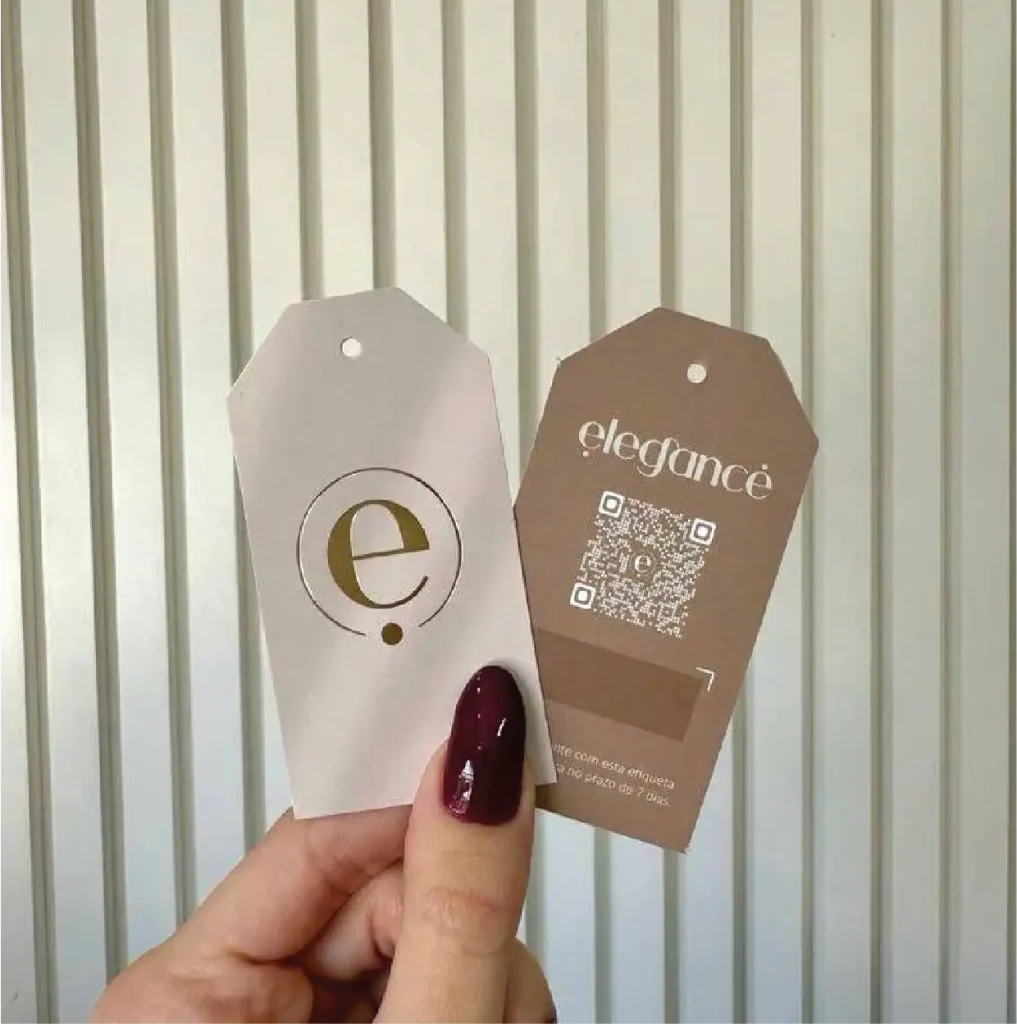 In tag quần áo thời trang giấy C300